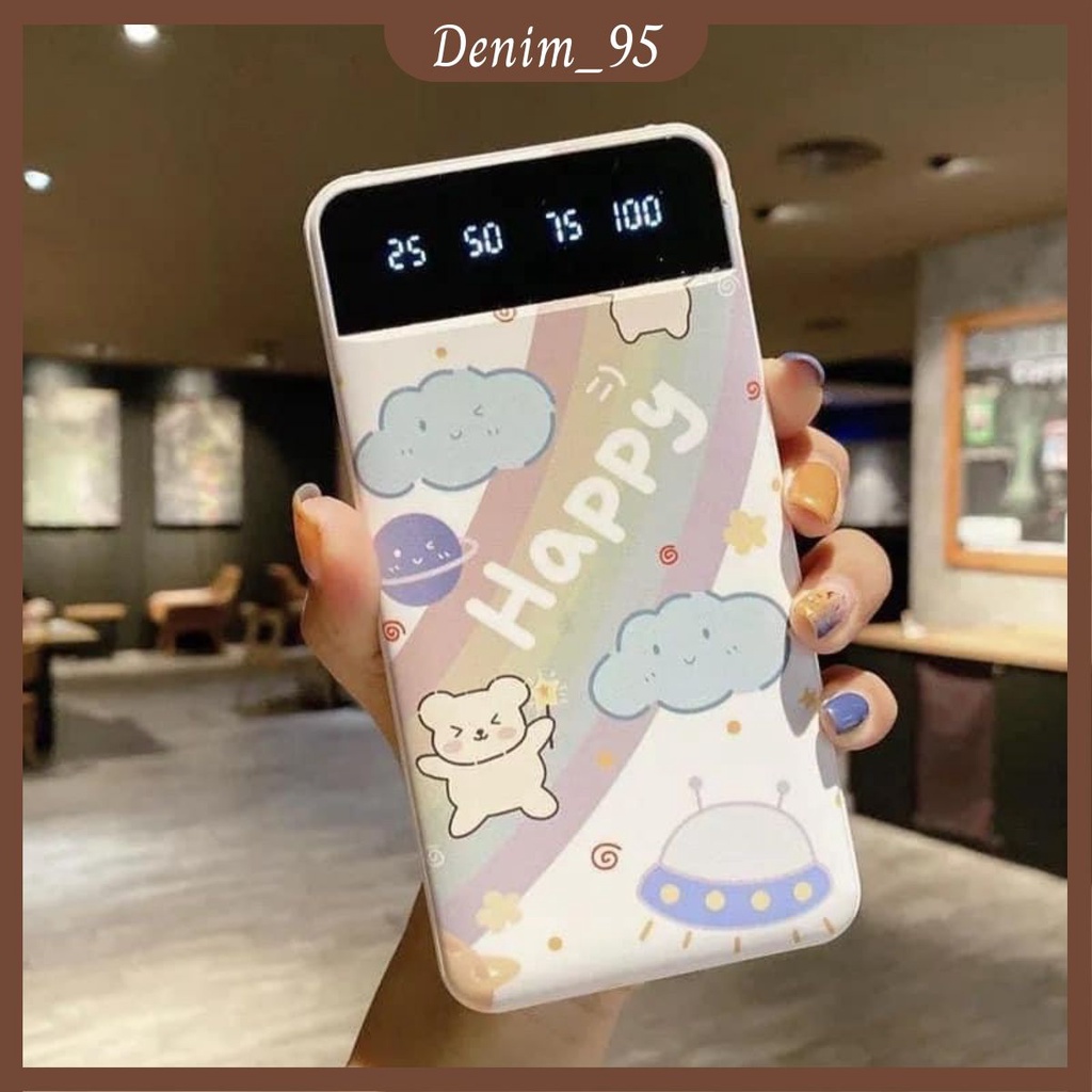 Sạc dự phòng in hình cute