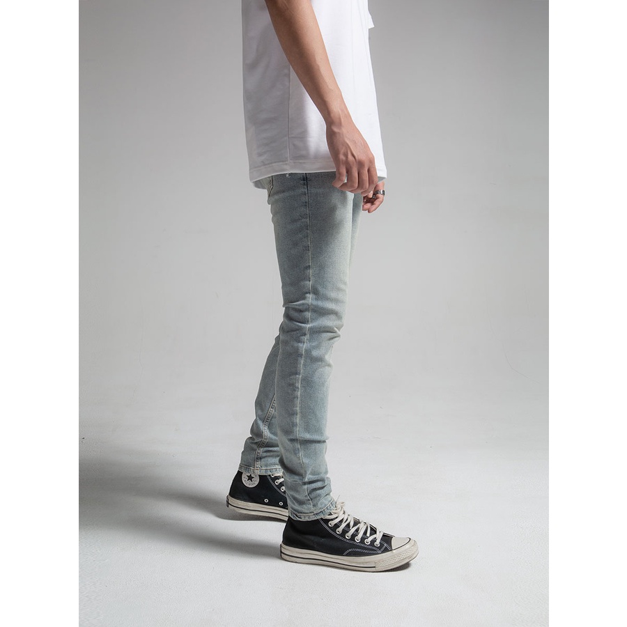 Quần Jeans The Denimaniac dáng ôm sát màu Desert Blue SS23 - 819 Skinny Fit