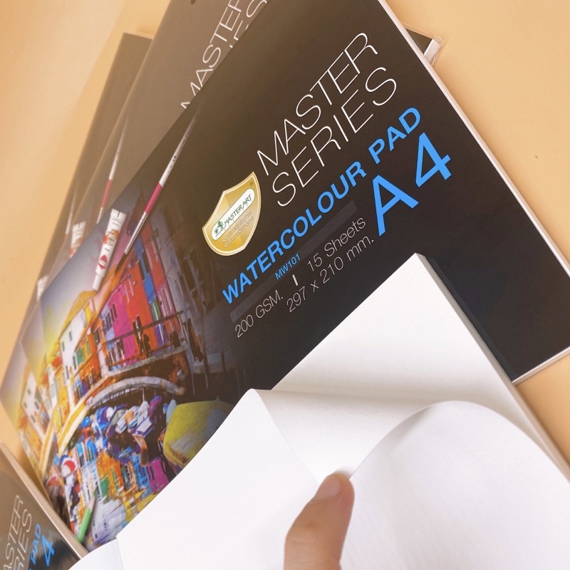 Tập Vẽ Màu Nước A4 Masterart ĐL 200GSM
