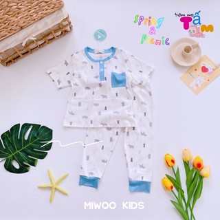 (7-18kg)Áo cộc quần dài bé trai