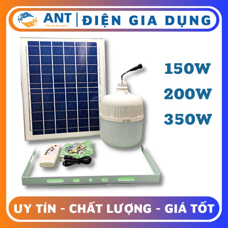 Đèn năng lượng mặt trời 350W 3 chế độ dùng trong nhà và đuổi muỗi sáng liên tục 10 tiếng có cáp sạc USB