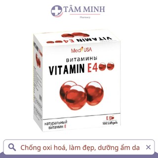 VITAMIN E ĐỎ NHA ĐAM NGỪA LÃO HOÁ, ĐẸP DA, CUNG CẤP VITAMIN, KHOÁNG CHẤT TỐT CHO CƠ THỂ