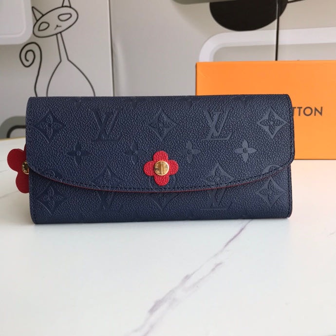 LOUIS VUITTON Ví Nữ Dáng Dài Họa Tiết LV Thời Trang Sang Trọng M63918
