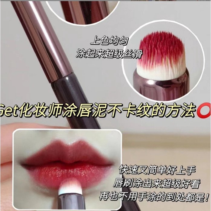 Cọ Trang Điểm Môi Siêu Mềm Nhỏ Gọn Thiết Kế Đầu Tròn Đẹp