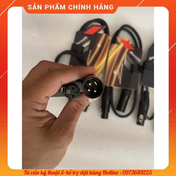 DÂY CANON ĐỰC CÁI DBACOUSTIC CHÍNH HÃNG  CANON BALANCE XLR - GIÁ 1 ĐÔI
