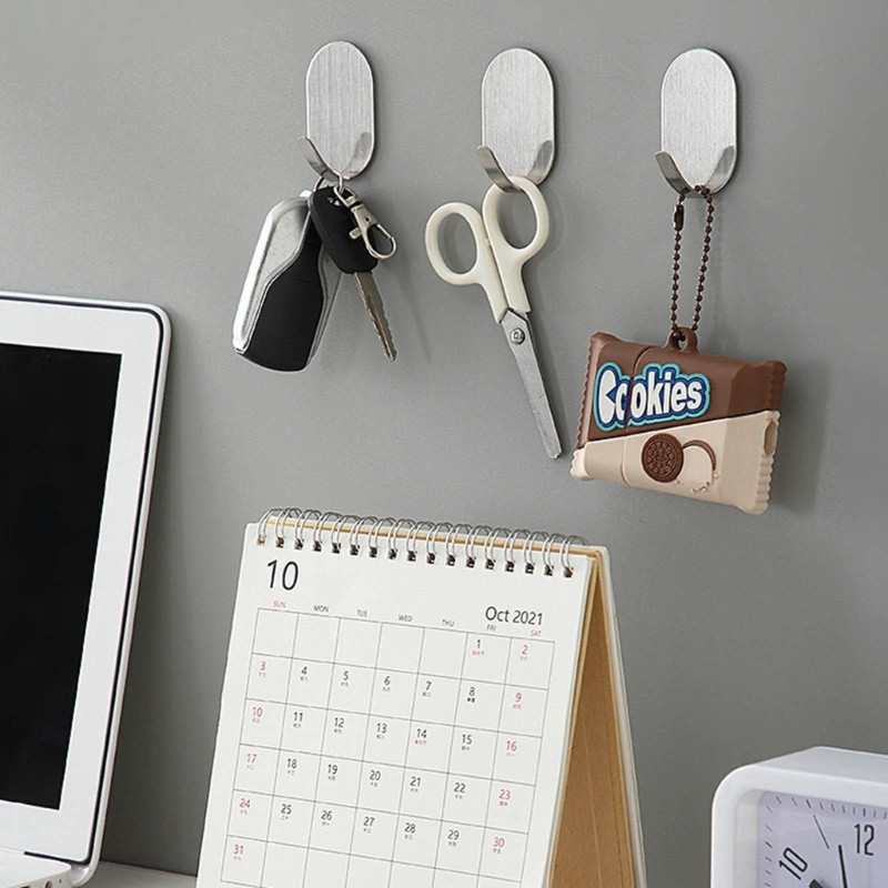 Móc Treo Quần Áo Dán Tường Chịu Tải Mạnh Không Để Lại Dấu Vết