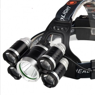 Đèn Pin Đội Đầu 3 Bóng Led Siêu Sáng Chống Nước, Thời Lượng Pin 4-6h.