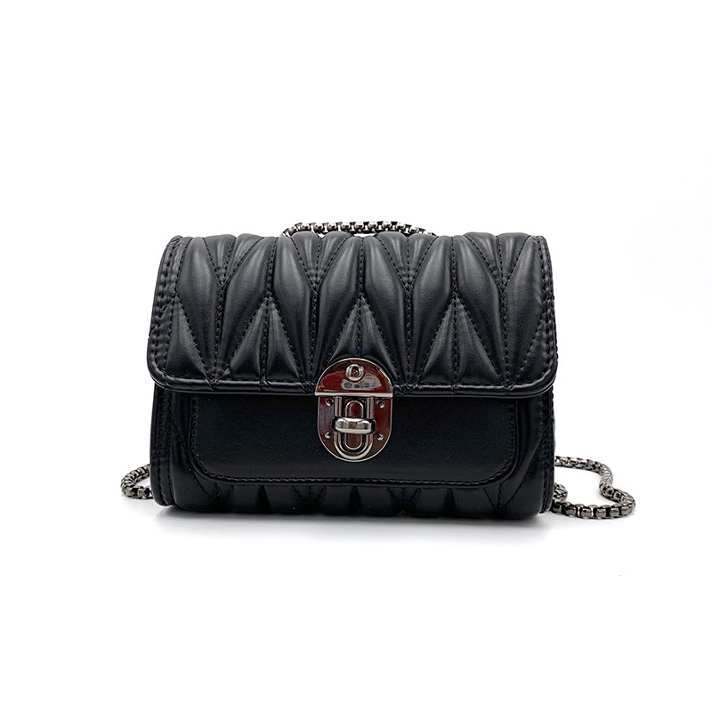 Túi Đeo Vai Phối Dây Xích Thời Trang Cho Nữ