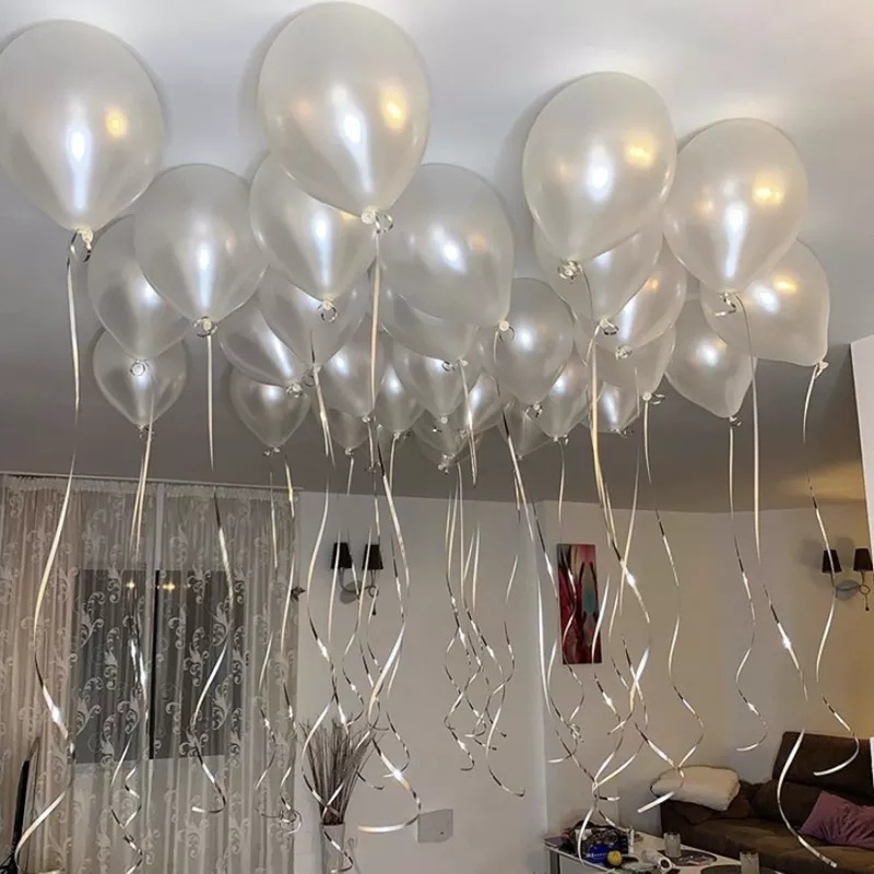 1 Cuộn Dây Ruy Băng 10M Trang Trí Bong Bóng