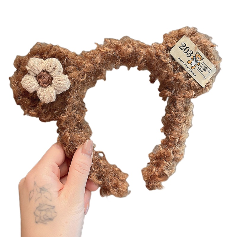 Băng Đô Tai Gấu Bông Mềm Mại Dùng Rửa Mặt / Trang Trí Tiệc Giáng Sinh