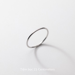 Nhẫn bạc Simple Nhẫn bạc Tiệm bạc 21Centimeters