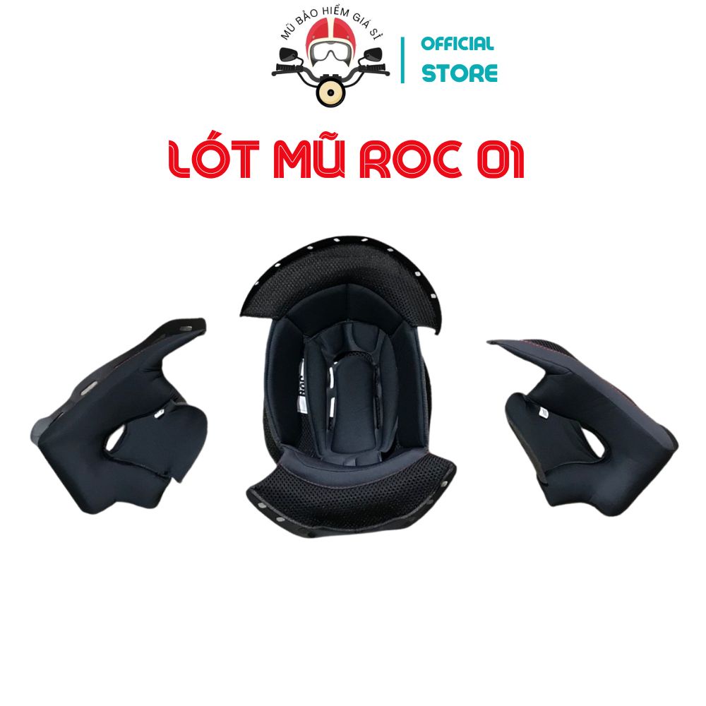 Bộ Lót thay mũ bảo hiểm ROC 03 và ROC V2, Royal M137