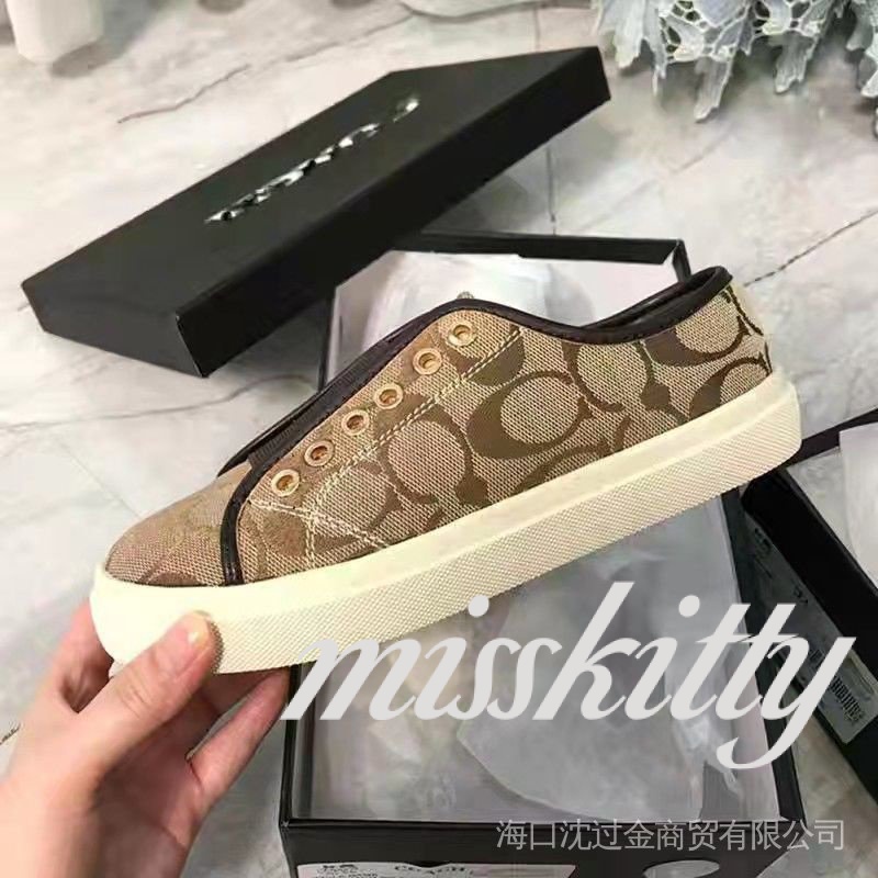 Coa_ch * Giày Lười Canvas Phong Cách Mới Cho Nữ