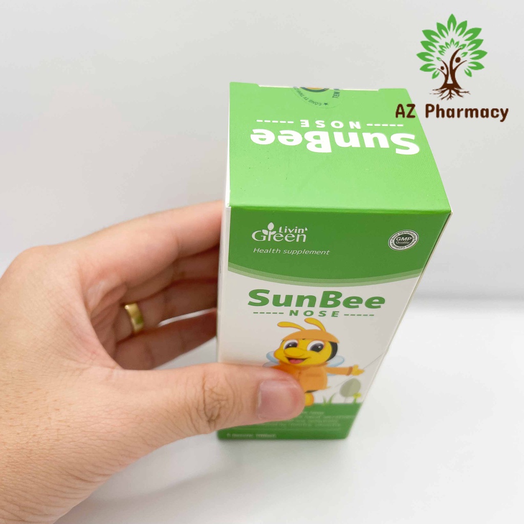 Sunbee Nose Thông mũi, Siro giúp giảm tiết dịch mũi, thông mũi, hỗ trợ giảm viêm mũi, viêm xoang - Lọ 100ml