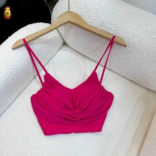 Đầm 2 dây croptop phối lưới cổ đổ xinh sexy