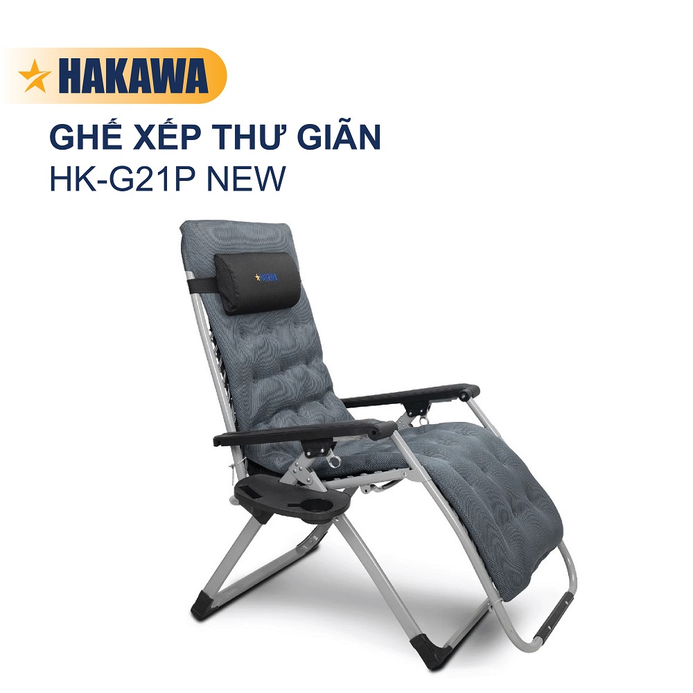 Ghế Thư Giãn Hạng Sang HAKAWA HK-G21P New - Bảo hành chính hãng 2 năm