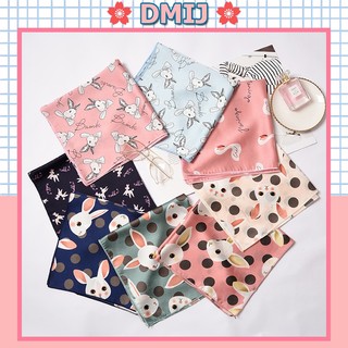 Khăn Turban Bandana Vuông Satin Size 50x50cm Hình Thú Nhiều Mẫu
