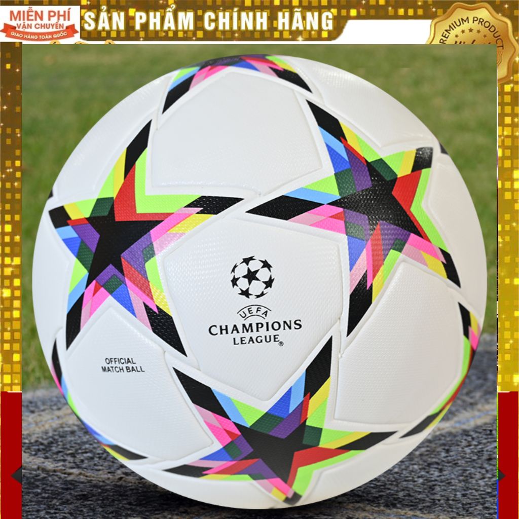 Bóng đá số 5 tiêu chuẩn loại 3 lớp Quả bóng đá size 5 4 trái banh trái bóng đá da giá rẻ CLB cho bé trẻ em và người lớn