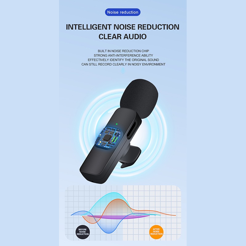 Micro Cài Áo Không Dây Mini Cho Điện Thoại Máy Tính