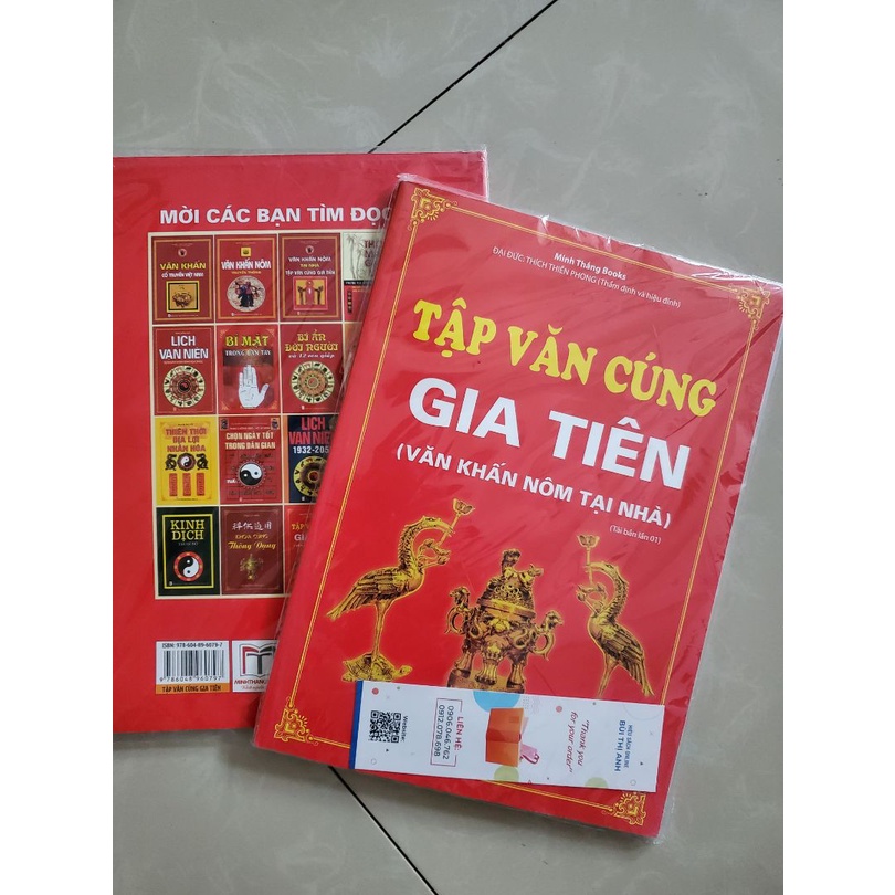 Sách - Tập văn cúng gia tiên
