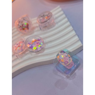 nhũ ẩn tim hồng tím mix daily