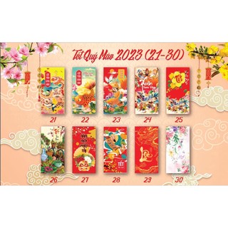 Combo 50 bao lì xì Quý Mão 2023