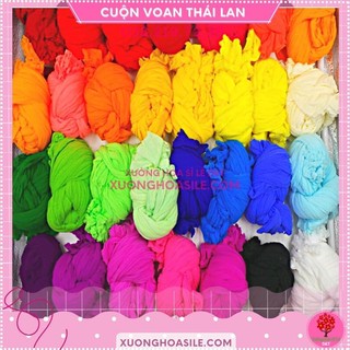 CUỘN VẢI VOAN THÁI LÀM HOA LOẠI 1