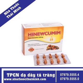 Viên dạ dày, giảm đau dạ dày hinewcumin -bảo vệ niêm mạc dạ dày