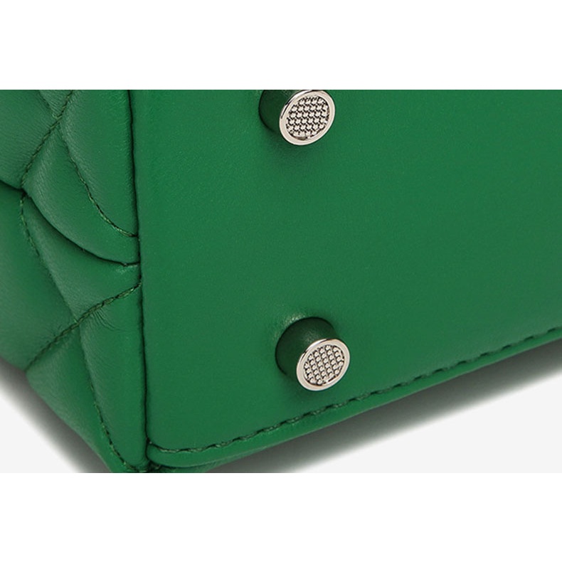 Túi Đeo Chéo Hình Vuông Cỡ Nhỏ Phối Dây Đeo Sợi Xích Thời Trang Cho Nữ