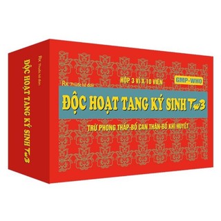 Viên uống độc hoạt tang ký sinh tw3