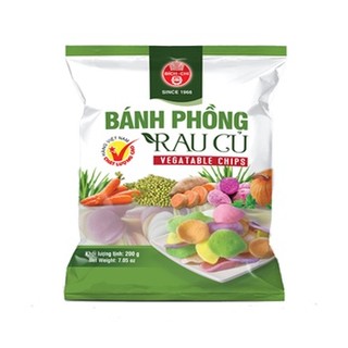 Bánh phòng chay rau củ quả bích chi