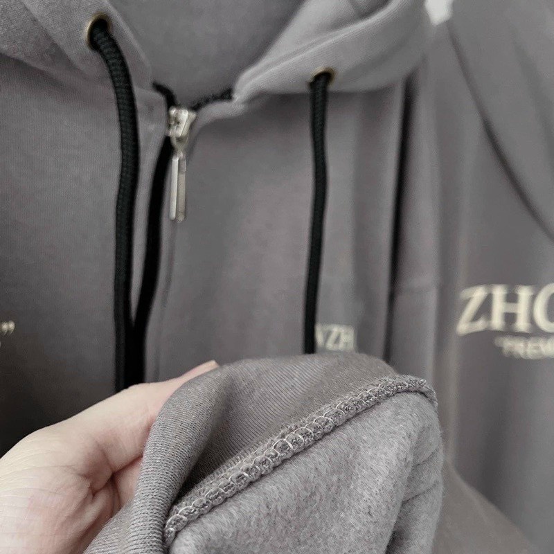 ÁO KHOÁC NỈ TAY PHỒNG UNOFFICAL, ÁO HOODIE NAM NỮ UNISEX CHẤT NỈ DÀY NÓN 2 LỚP FROM RỘNG CHỐNG LẠNH NẮNG NÓNG