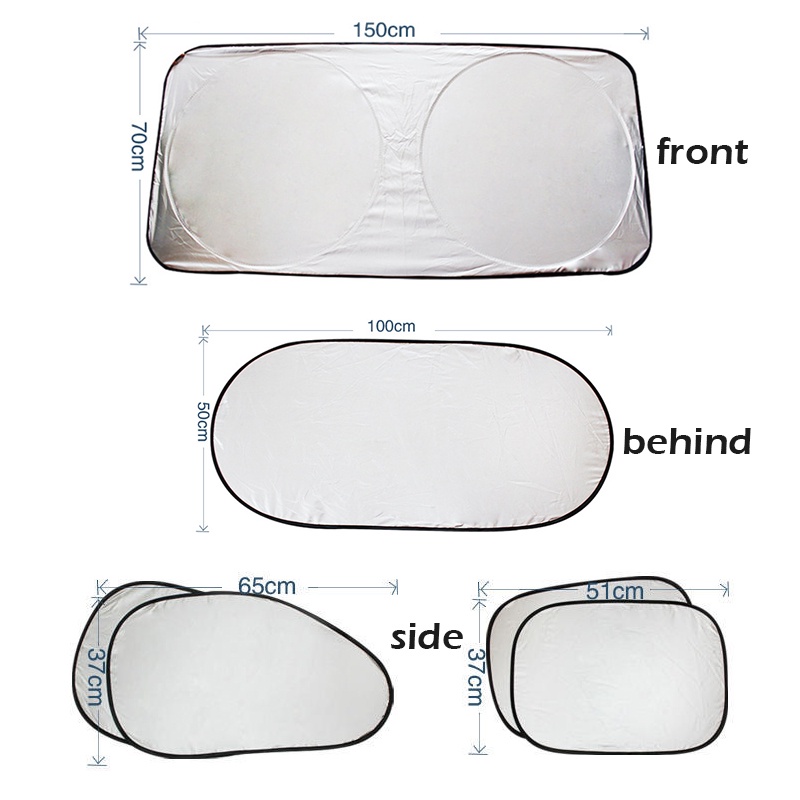 tấm chắn nắng oto xe hơi bộ 6 tấm