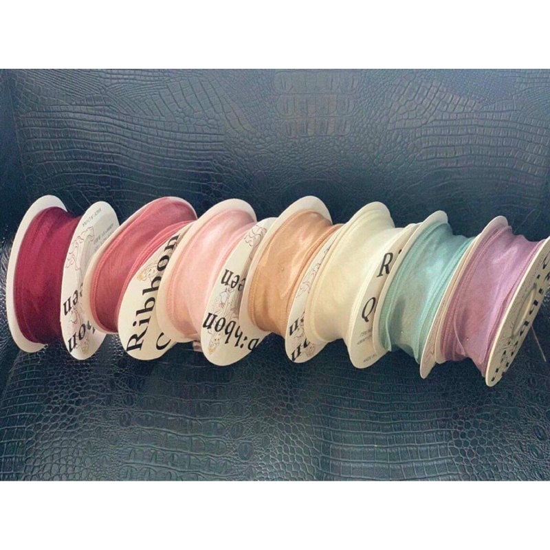 Ruy băng voan viền sóng có chiều dài 100cm phụ kiện siêu xinh💕💐☘️