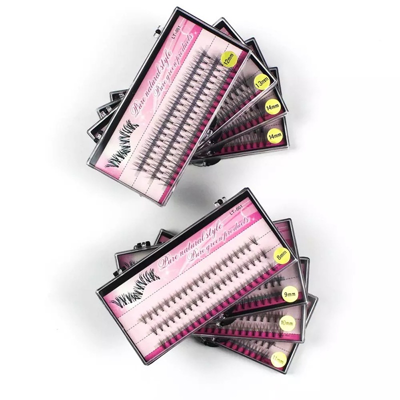 Lông Mi Giả 10D Màu Xanh Lá Tự Nhiên Chất Lượng Cao