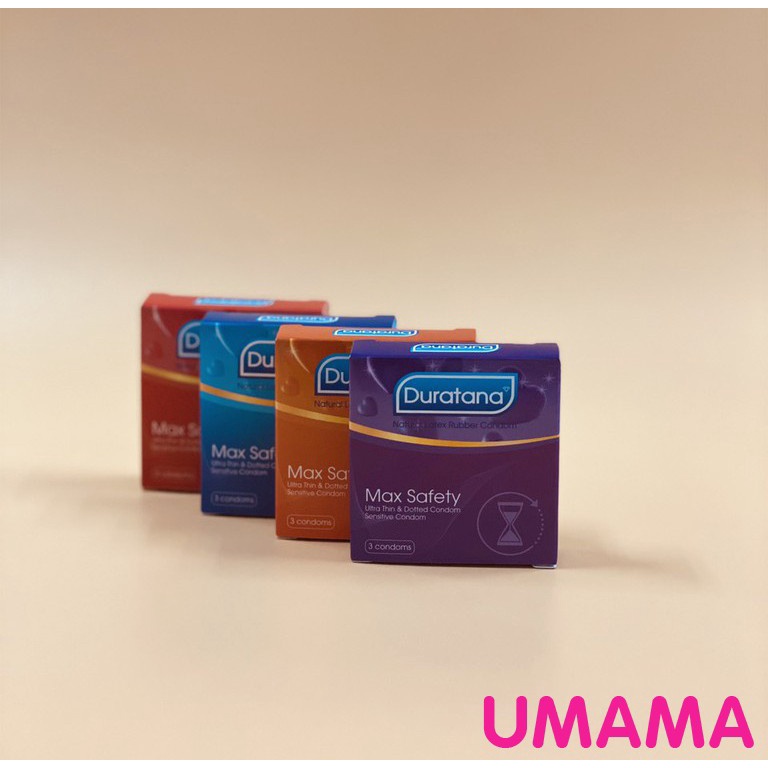 Bao cao su Duratana - giao hàng kín đáo, che tên - bcs gân gai siêu bôi trơn Hộp 10 chiếc