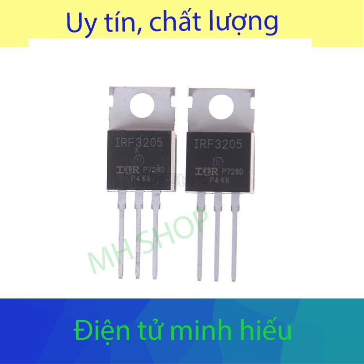 SET 50 Mosfet IRF3205 loại xịn xò; mới đét. Hàng nội địa nguyên bản bóc hộp