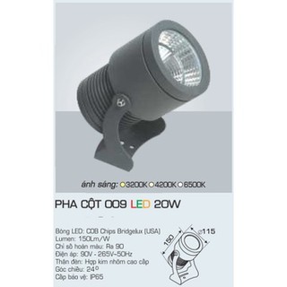 Đèn Led Pha Cột Chống Nước IP65 Anfaco - 009 (5w, 7w, 10w, 15w, 20w)