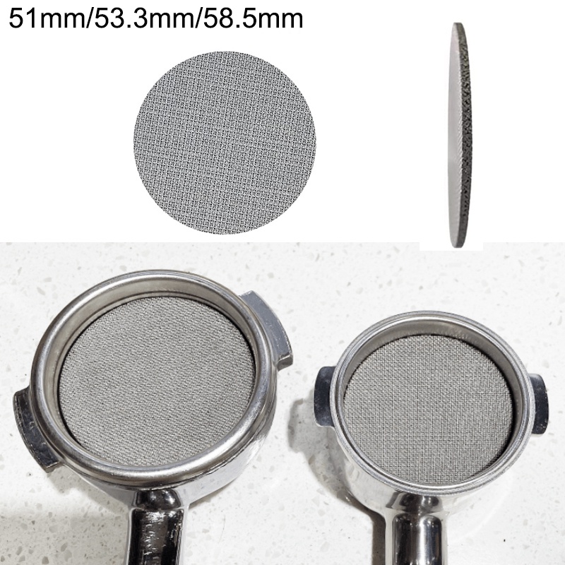 Lưới Lọc Cà Phê Espresso Bằng Thép Không Gỉ Dày 1.7mm Cho Máy Pha Cà Phê Barista 51 / 54 / 58mm
