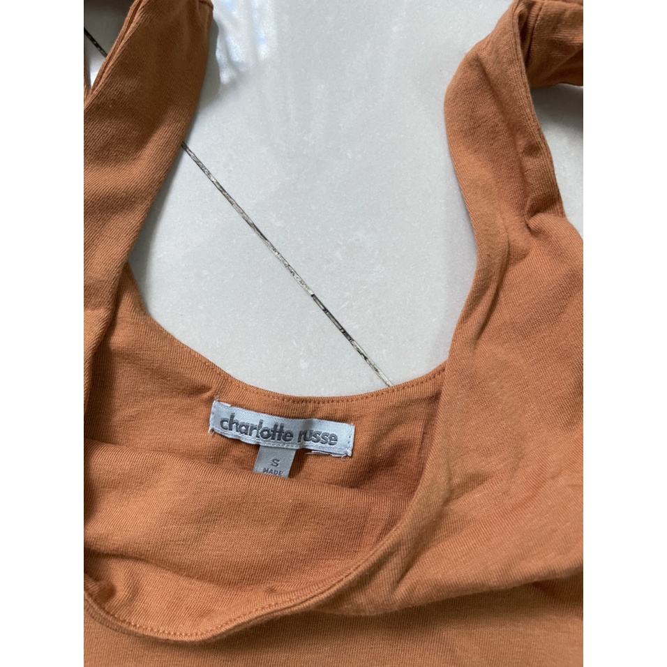 Áo thun cotton croptop Ch4rloste xuất khẩu