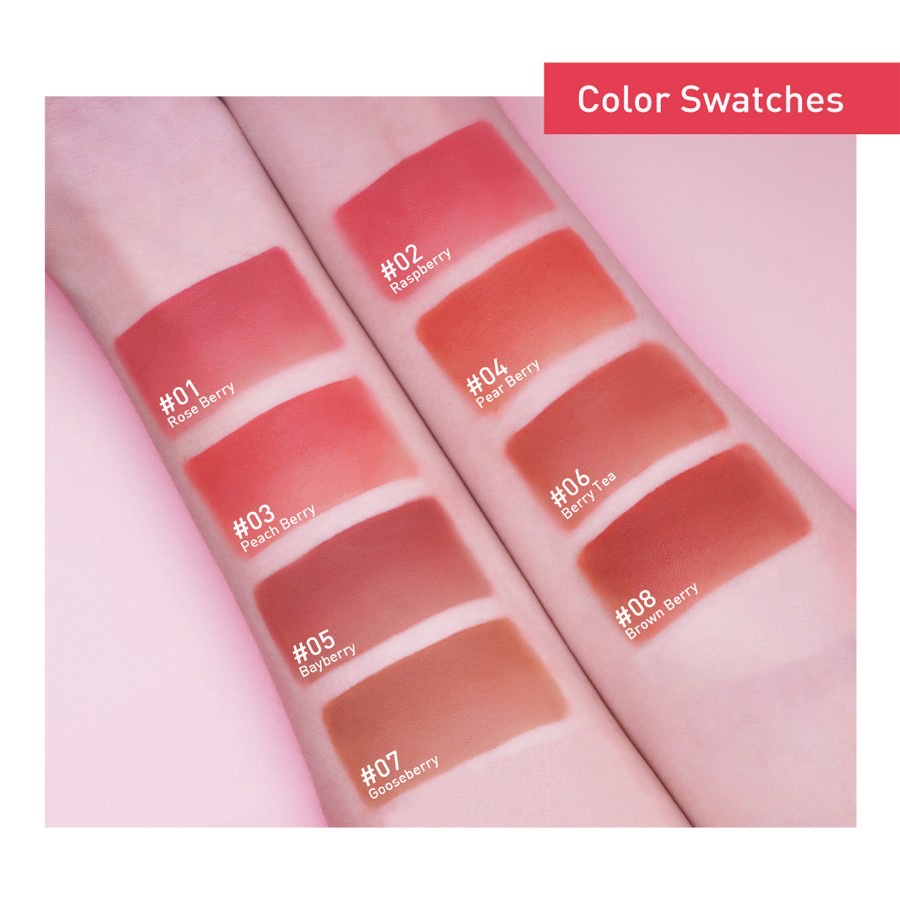 Son Tint Siêu Lì Lâu Trôi Lên Màu Tự Nhiên Mềm Mịn Baby Bright Primer Powder Tint 2.4g