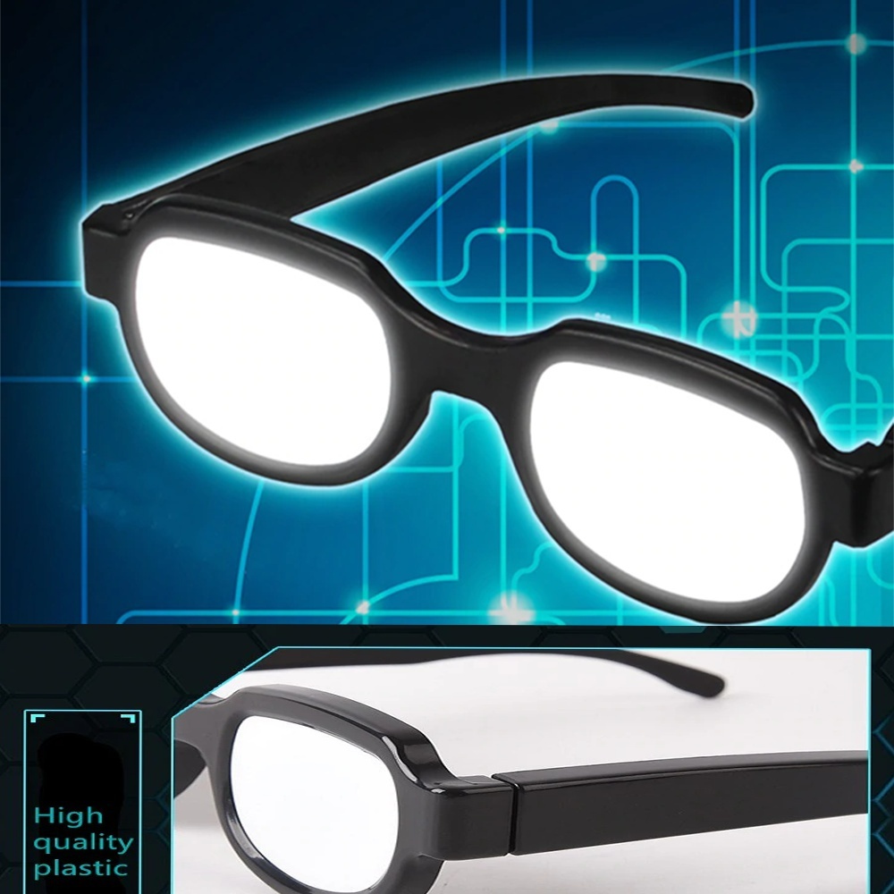 Mắt Kính Cosplay Thám Tử Conan Có Đèn LED Phát Sáng Phong Cách Nhật Bản