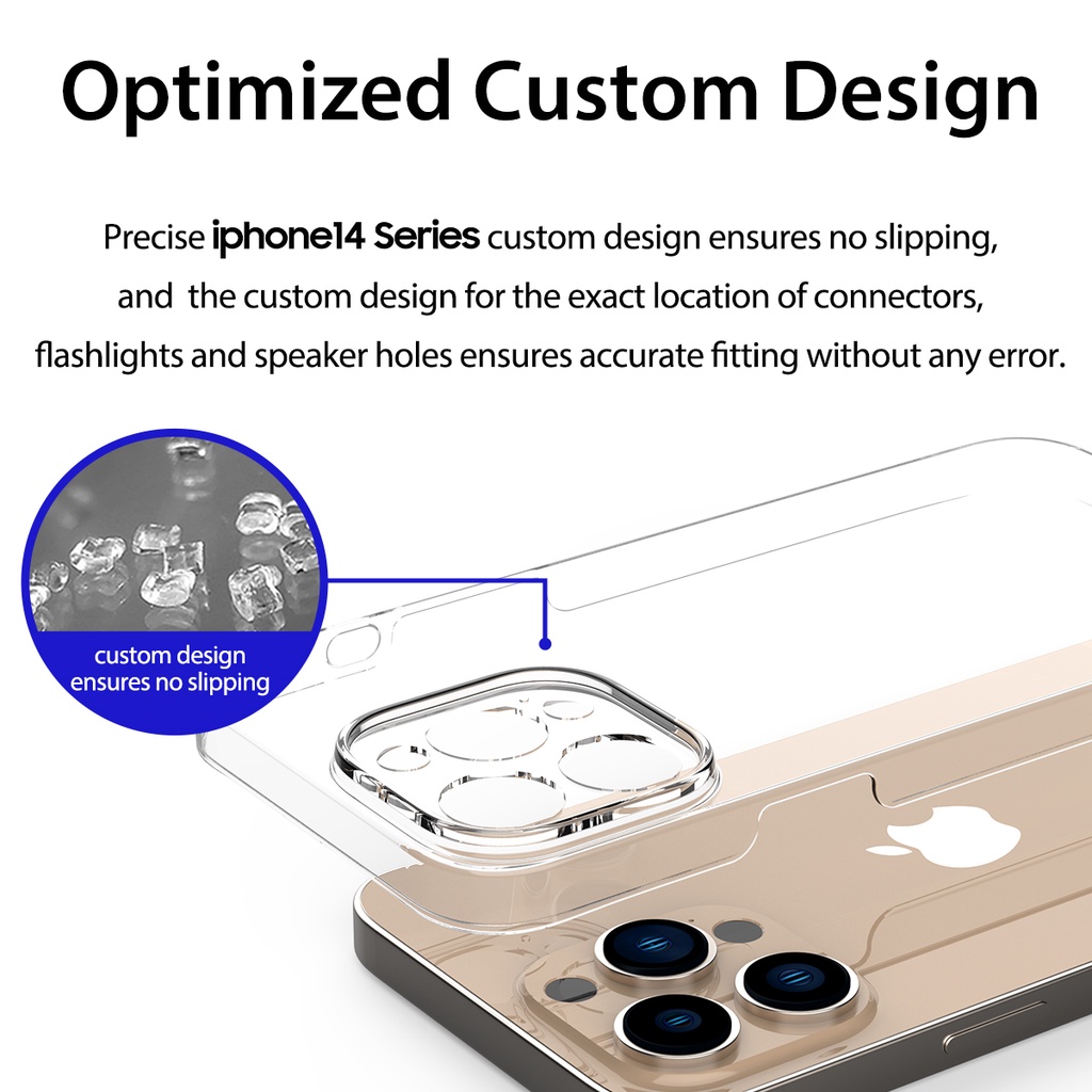 Ốp iPhone Chống Sốc Araree Nukin 085 Clear iPhone 14 / 14 Plus / 14 Pro / 14 Pro Max - Hàng chính hãng