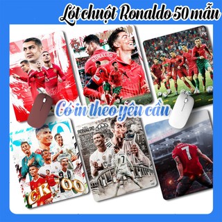 Lót chuột ronaldo cr7, bàn di chuột ronaldo cr7 cực đẹp, in lót chuột theo yêu cầu