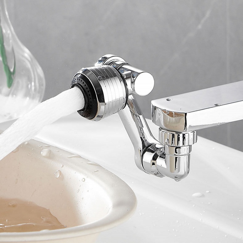 1080° Đầu Lọc Nối Dài Vòi Nước Bồn Rửa Chén 2 Chế Độ Chống Văng Thông Dụng Cho Nhà Bếp / Phòng Tắm