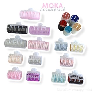 Lô cuốn tóc có kẹp Moka (Ảnh thật shop tự chụp)