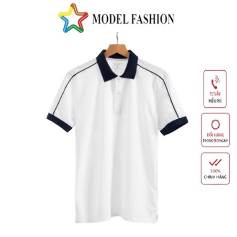 Áo thun polo nam nữ tay ngắn họa tiết viền vai hàn Gaxmen Fashion