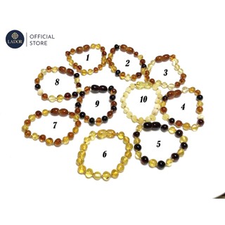 Chuỗi vòng tay hổ phách amber pháp cho bé 0 - 3 tuổi - trang sức lador - ld00026