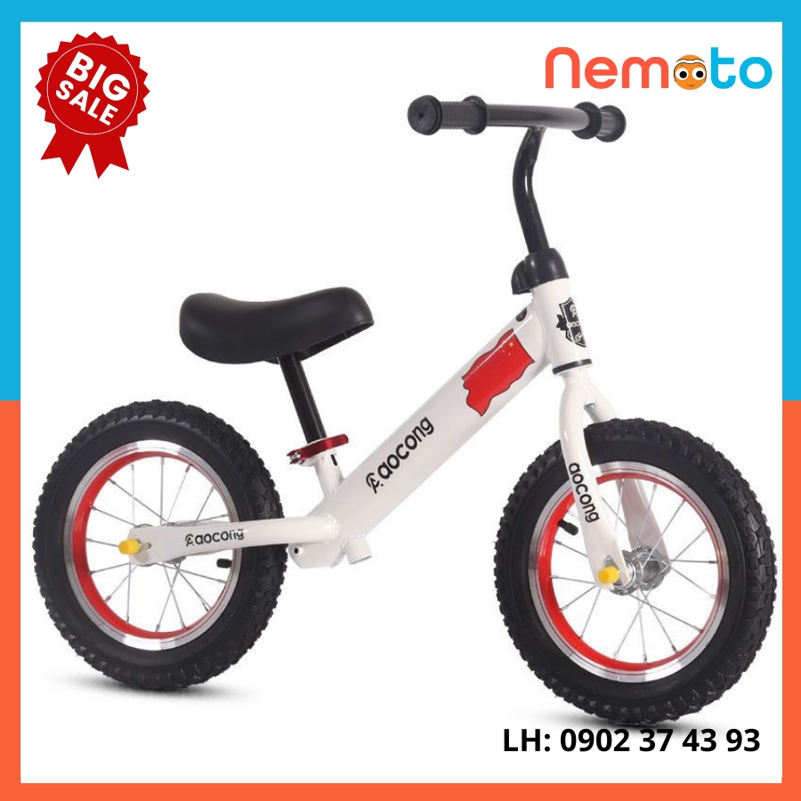 XE CHÒI CHÂN /XE THĂNG BẰNG 2 BÁNH VÀNH NHÔM, BÁNH CAO SU @AOCONG