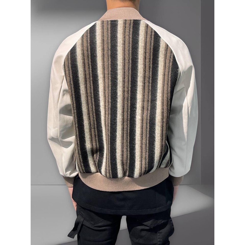 ÁO KHOÁC BROWN CHECKED BOMBER